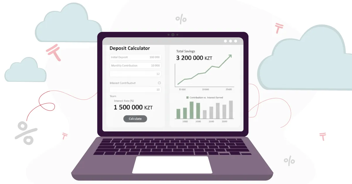 Депозиттерге арналған онлайн құралдар мен калькуляторлар: қалай дұрыс пайдалану керек