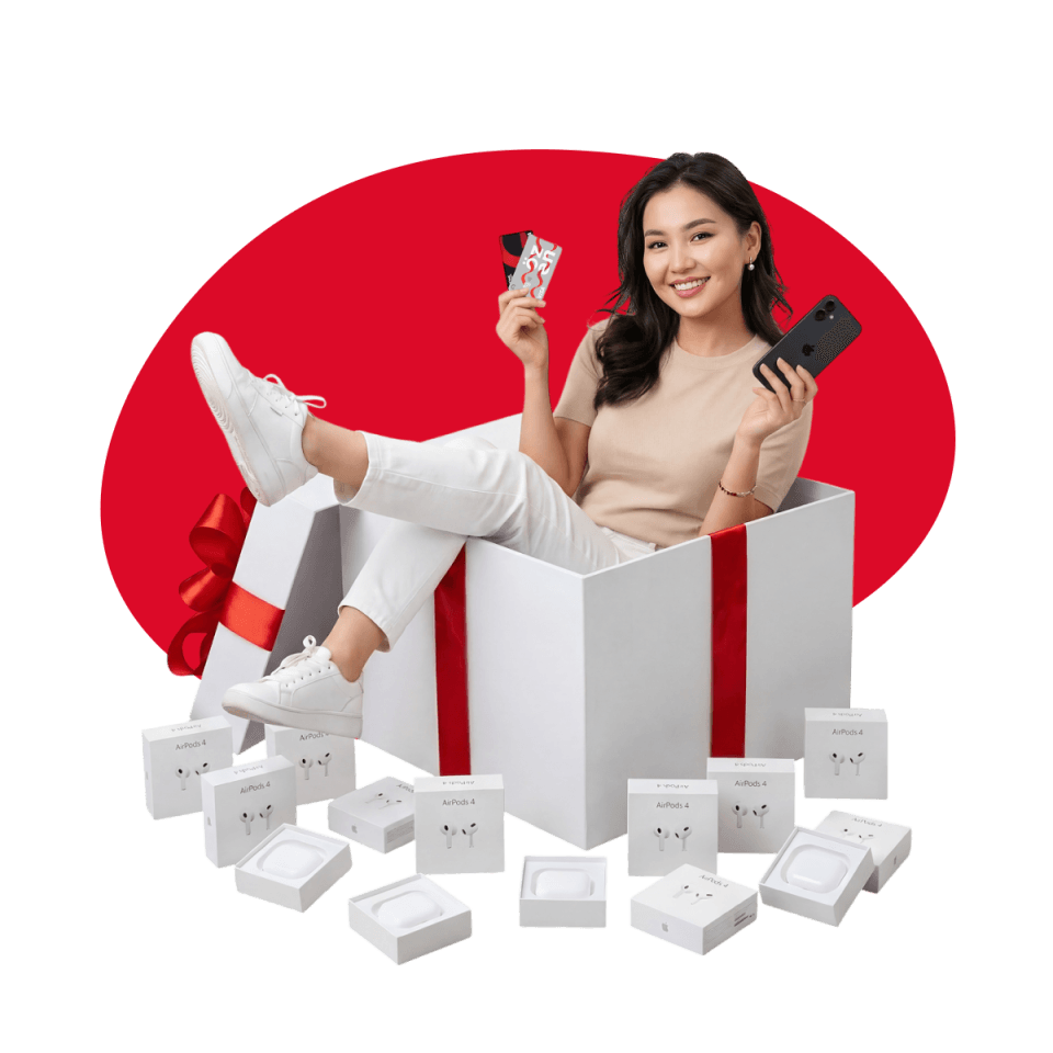 Получайте призы за перевод от 50 000 ₸