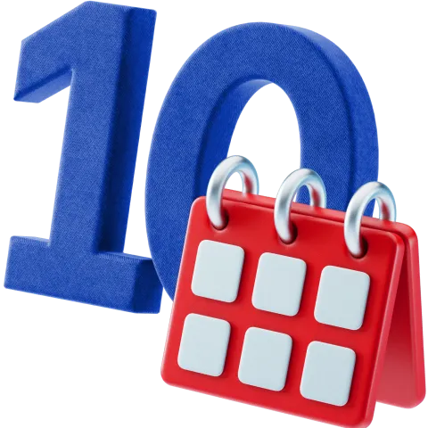 Жылына 10 рет