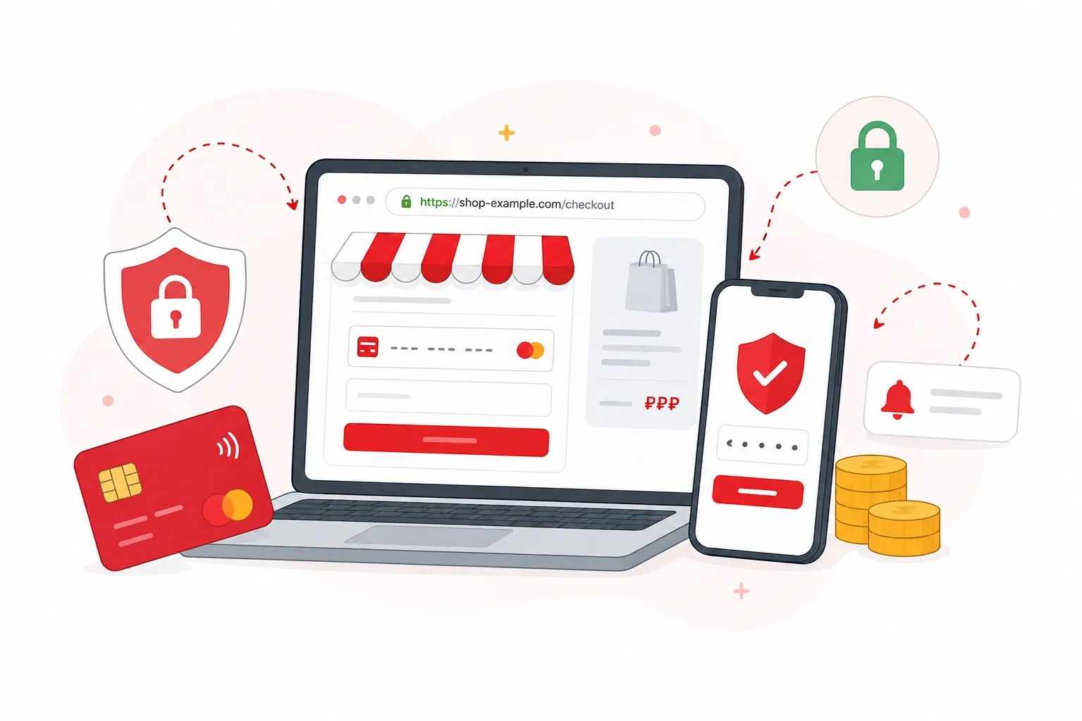 Как безопасно платить картой в интернете